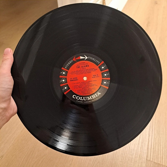 Vintage The Alamo in Todd-AO Original Soundtrack Columbia Records Vinyl Record - Picture 4 of 4